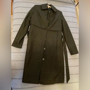 & Other Stories Charcoal Satin Blazer